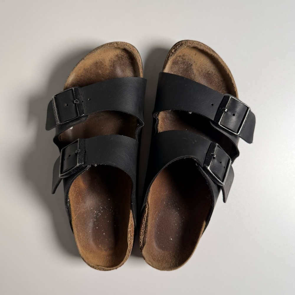 Birkenstock Black Double Strap Arizona Sandals Women’s Size USA 7-7.5